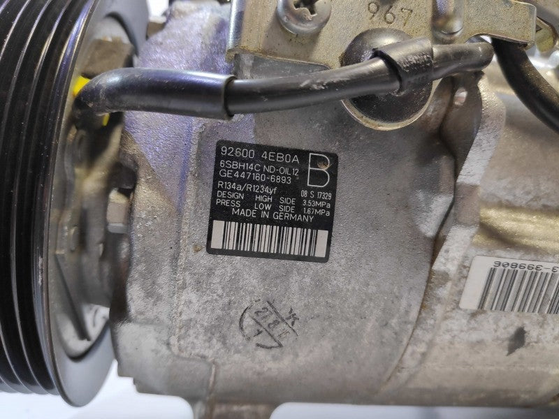 Compressor do Ar condicionado Nissan Qashqai J11 13 - 19