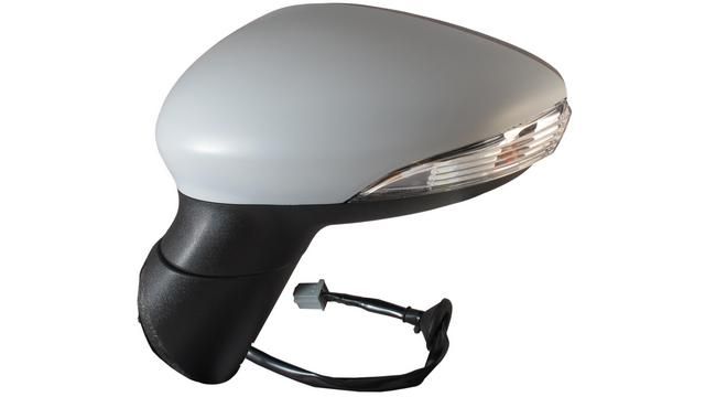 Espelho Esquerdo Eletrico P/ Pintar C/ Pisca Ford B-Max 12- Termico