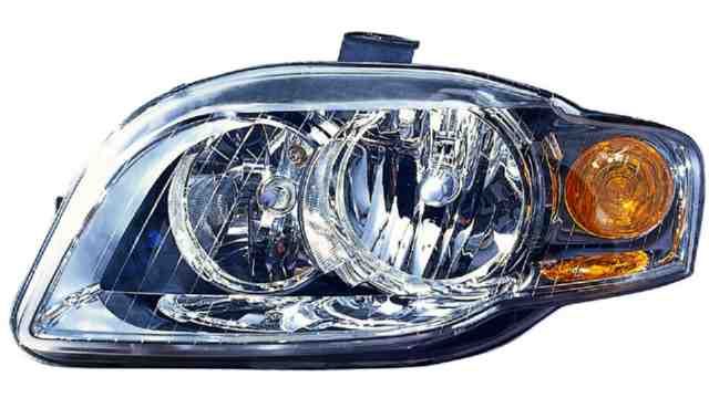 Farol Direito Eletrico Audi A4 04-07 Pisca Laranja