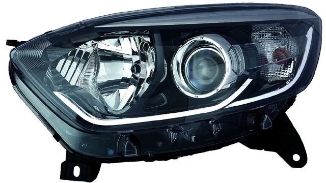 Farol Direito Renault Captur 13- Anel Cromado