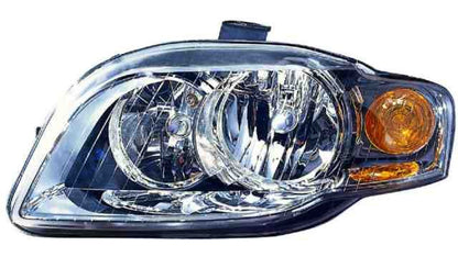 Farol Esquerdo Eletrico Audi A4 04-07 Pisca Laranja