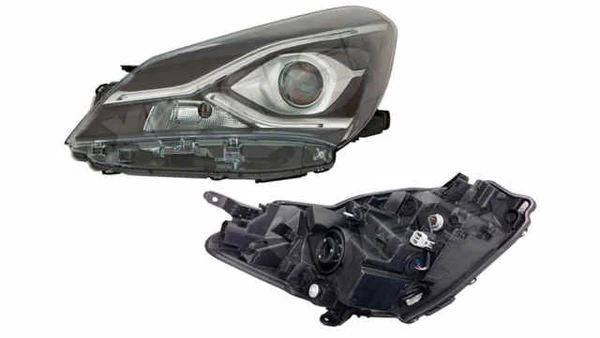Farol Esquerdo Led Toyota Yaris 5P 17-