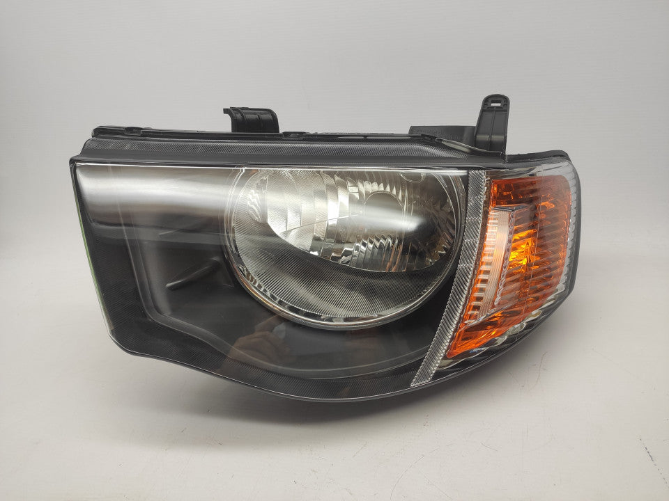 Farol Esquerdo Mitsubishi L200 06- Pisca Laranja