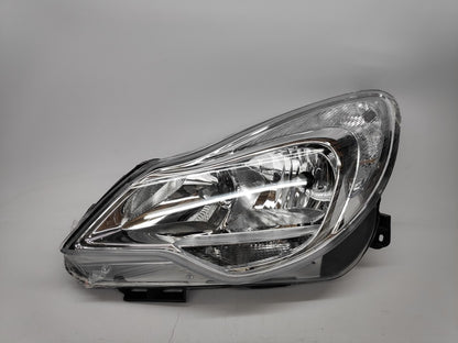 Farol Esquerdo Opel Corsa D 11-14 Cromado