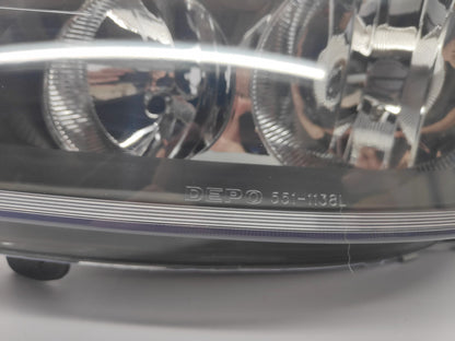 Farol Esquerdo Renault Clio II 01-05 Mascara Preta