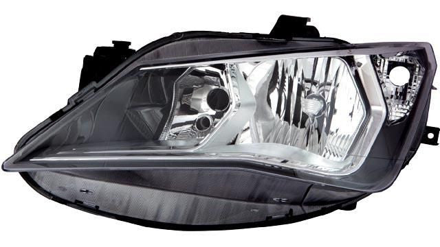 Farol Esquerdo Seat Ibiza 12- Anel Cromado