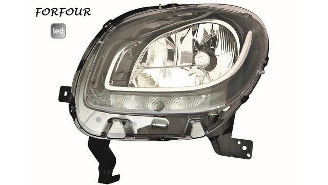 Farol Esquerdo Smart Fortwo 14-