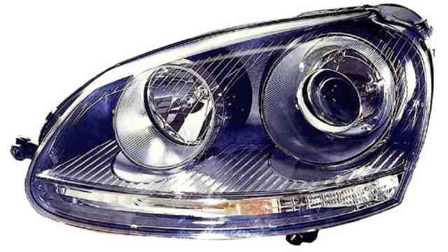 Farol Esquerdo Vw Golf V 03-08 Xenon +H7