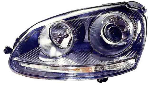 Farol Esquerdo Vw Golf V 03-08 Xenon +H7