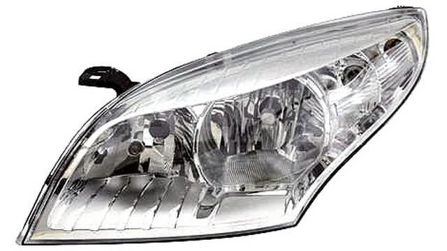 Farol Renault Megane III 08-11 Esquerdo Cromado