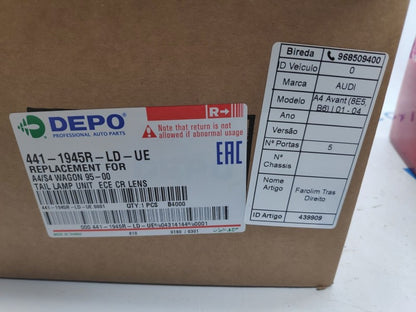 Farolim Direito Audi A4 99-00 Avant