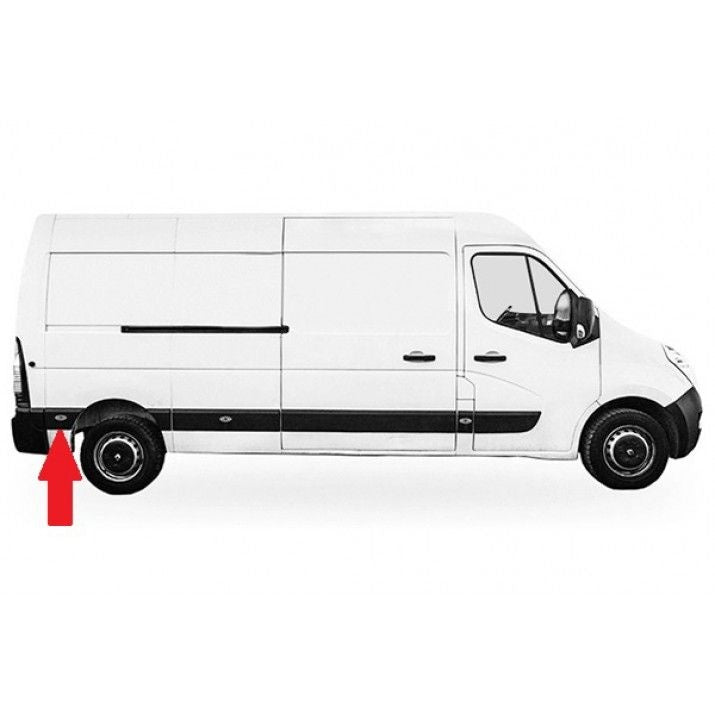 Friso Painel Direito C/Furo Renault Master 10-19 Versao Longa