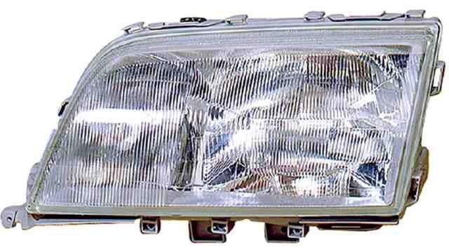 Farol Direito Mercedes W202 C Class 93-00 H1+H1+H3
