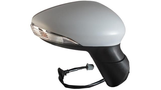 Espelho Direito Eletrico Asferico Termico P/ Pintar C/ Pisca Ford B-Max 12-