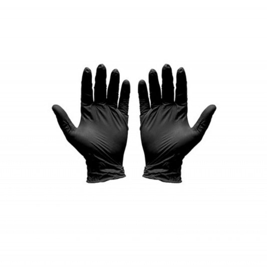 Luvas Nitrilo Preto Tam. M